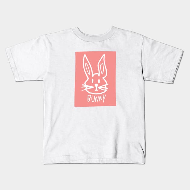 The Bunny Pink Blog Kids T-Shirt by hkshabandar